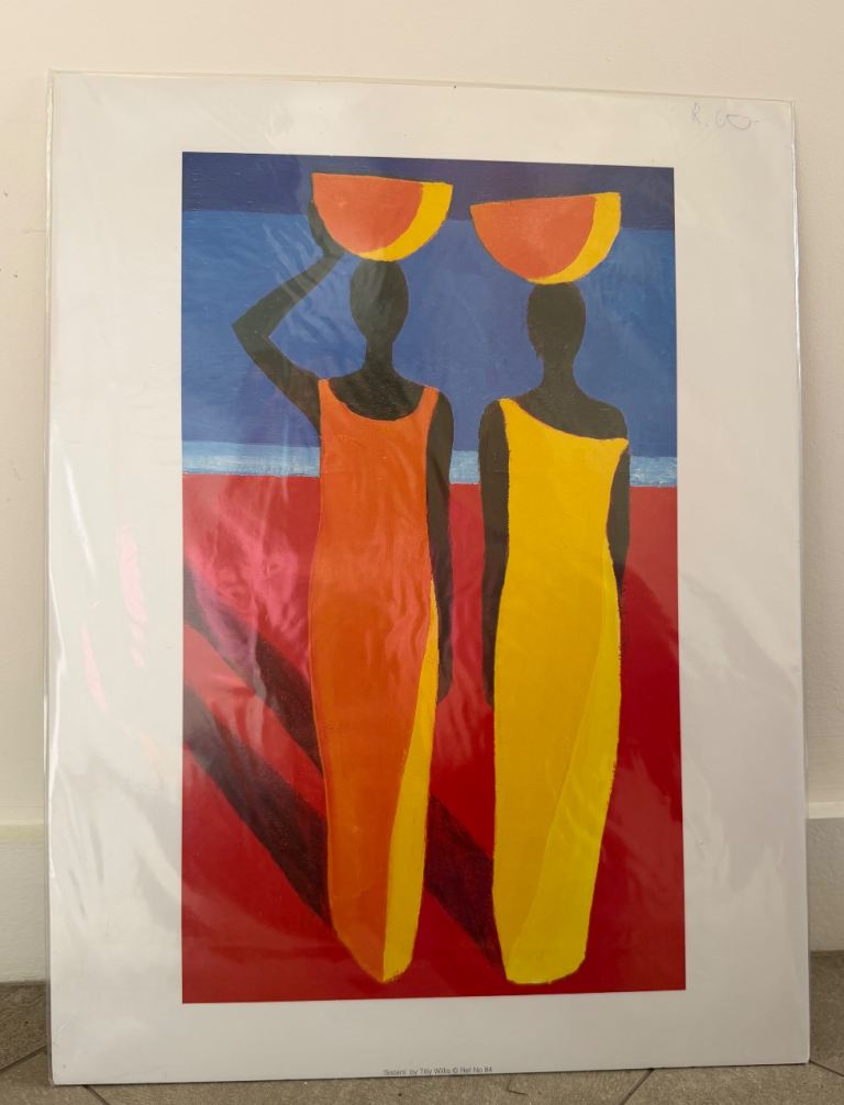 New print of African women 