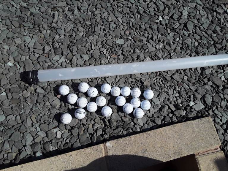 Golf balls 20 titleist and pick up tube