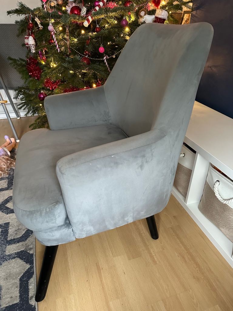 Grey Tub Chair