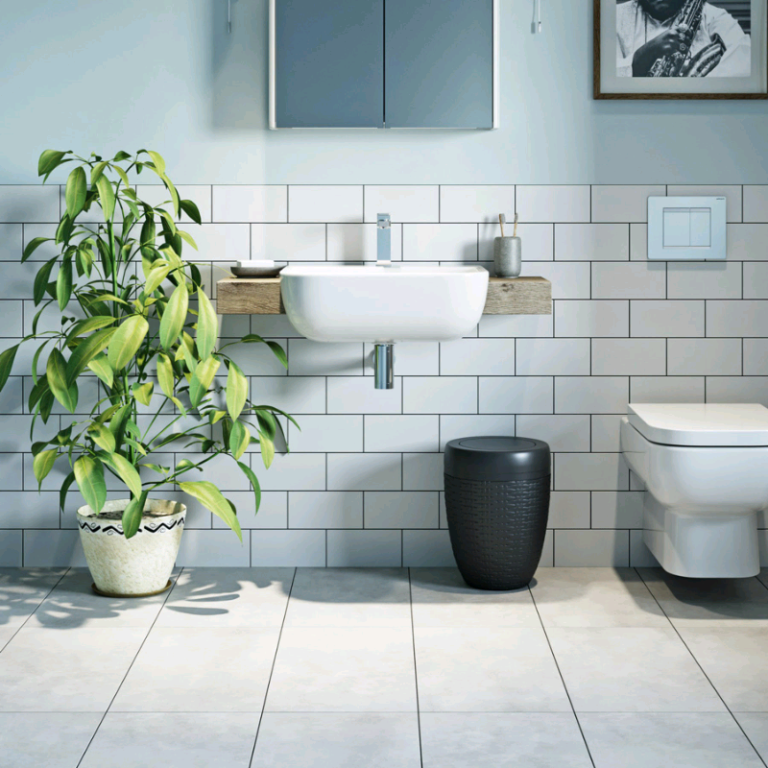 Rak Series 600 520cm Semi Recessed Basin 1 tap hole