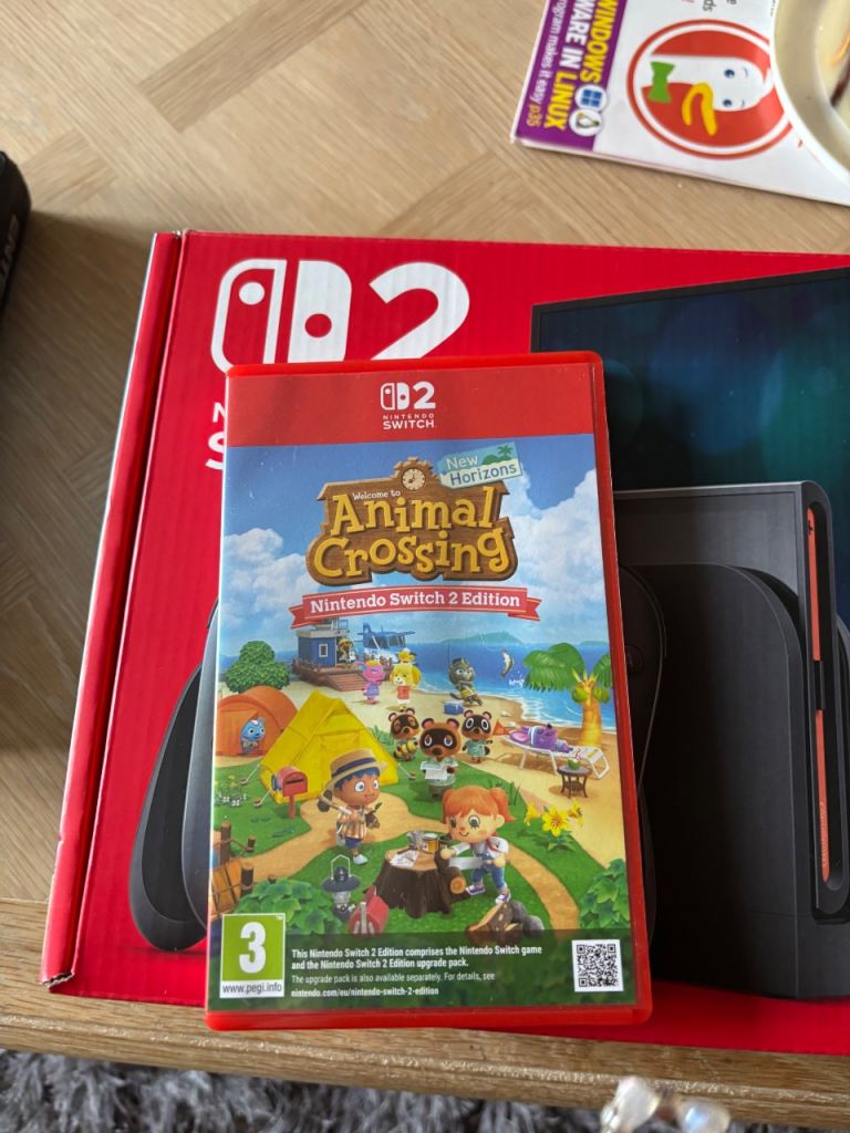 Nintendo Switch 2 and Animal Crossing used twice