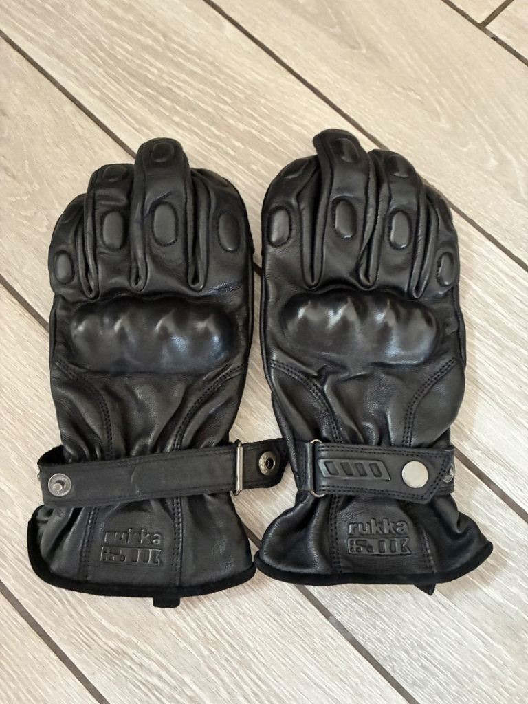 Rukka Ladies Minot Gloves - Black size 8 Medium