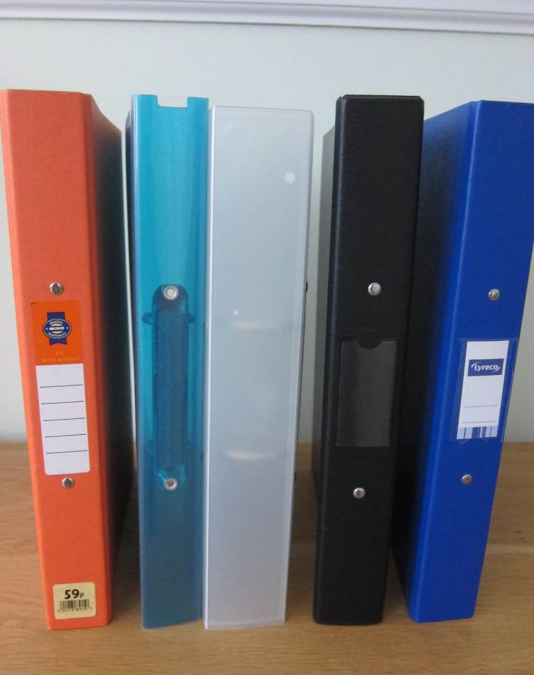 Folders - £1.50 for all