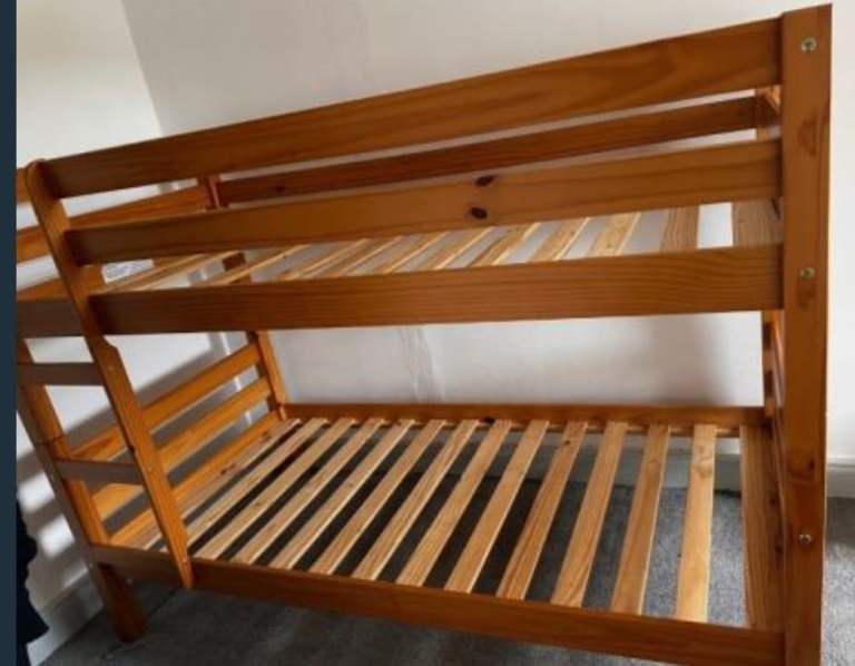 Sturdy Wooden Bunk Beds - Good Condition