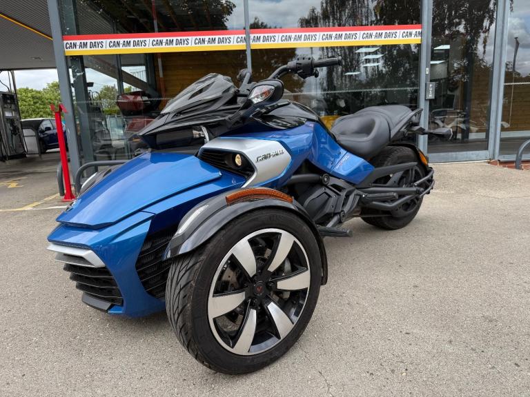 66 Plate Can-Am Spyder F3s 1330 6 speed semi automatic trike in Blue Metallic