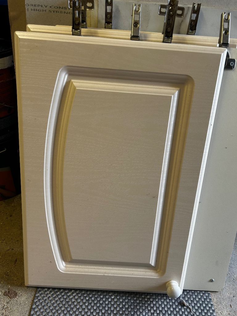 Wardrobe overhead or cupboard doors. Used, but may help someone out!
