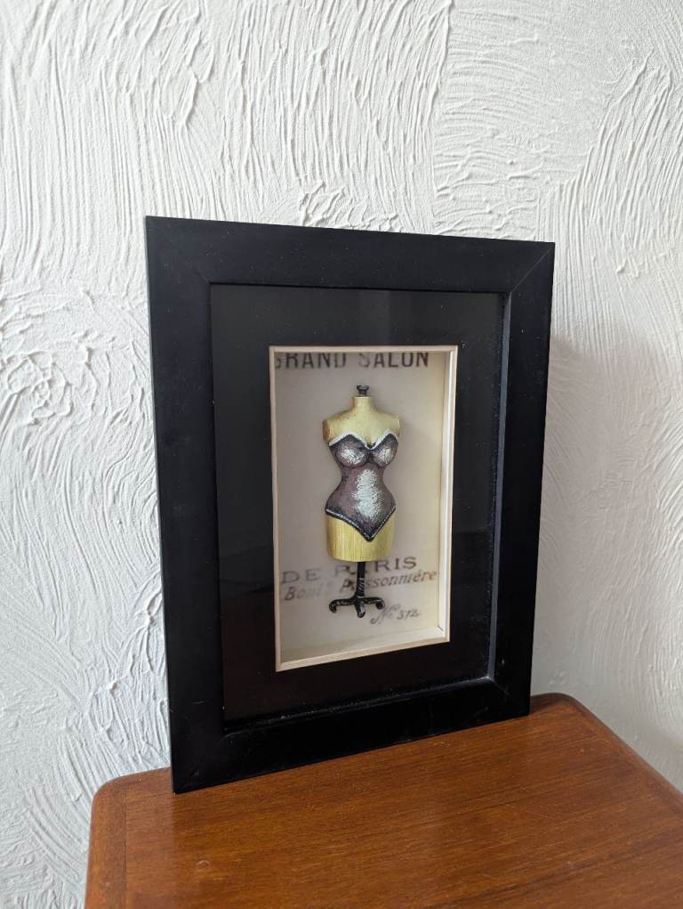 3D Dressmaker Mannequin Wall Art – 'Grand Salon' Style