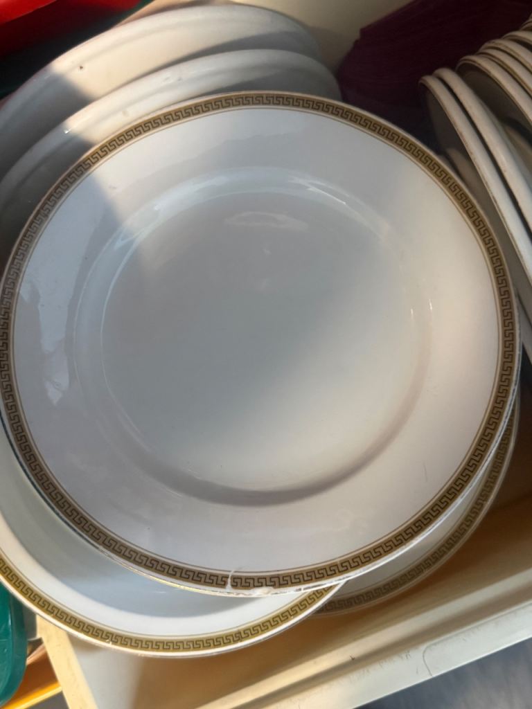 Job lot crockery and cutlery 