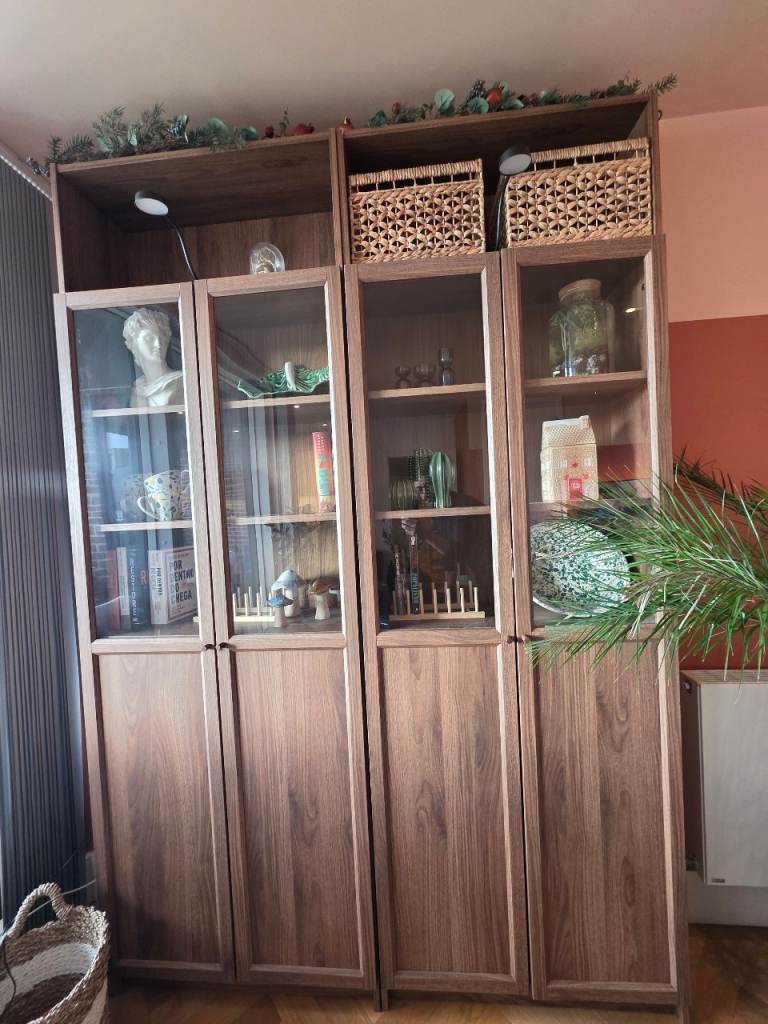 Bookshelves with doors 