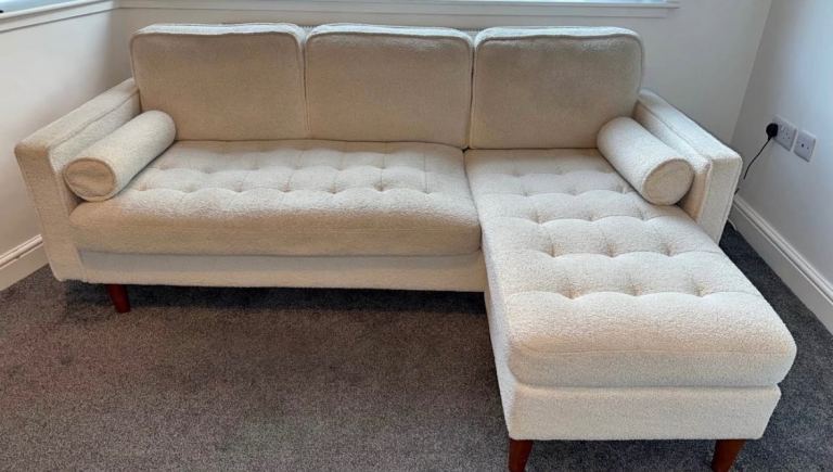 Dunelm chaise sofa 