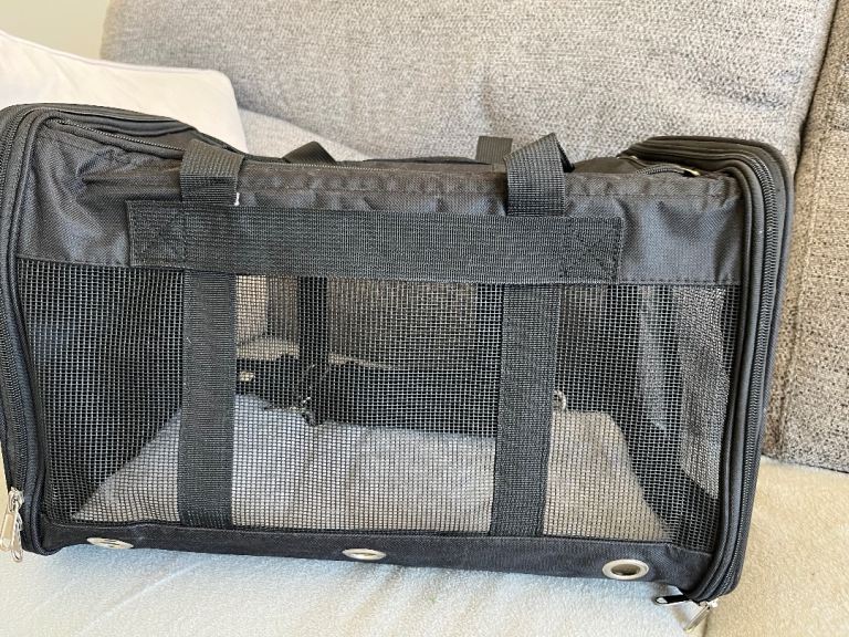 Soft sided portable pet carrier
