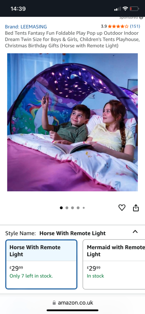 Bed lights for kids 