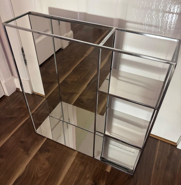 Next Chrome Shelf Mirror Wall Hanging Excellent condition