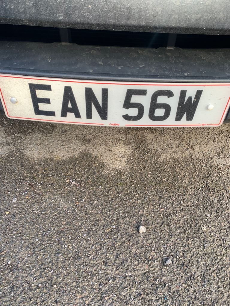 Private number plate