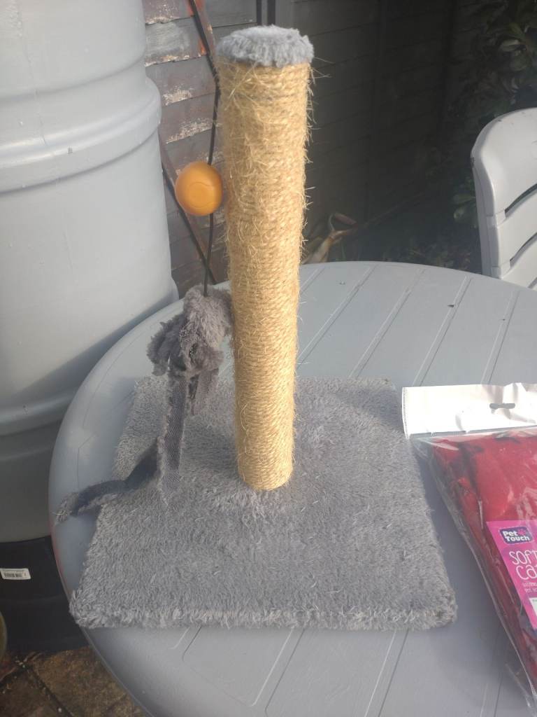 Cats scratch post size 12 by 22 inches hight is 15 in pick up only 