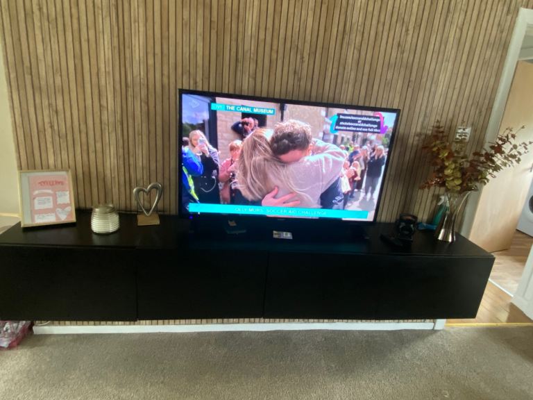 Black Ikea tv cabinet x2
