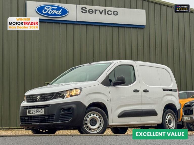 2023 Peugeot Partner SWB L1H1 Low Roof Professional Premium Plus Air Con Sensors EURO 6 Panel Van...