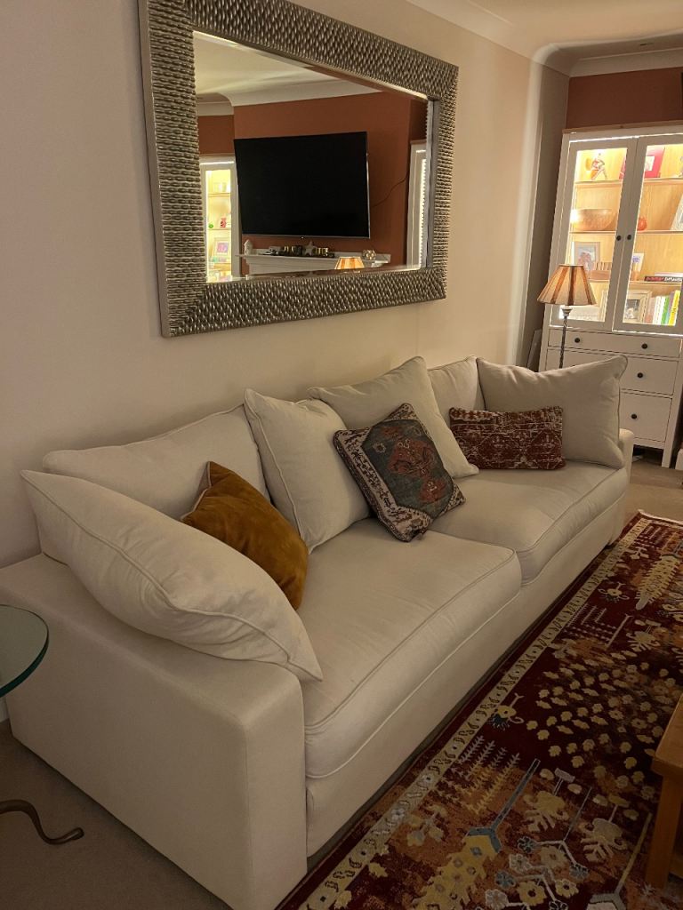 Beautiful linen sofa