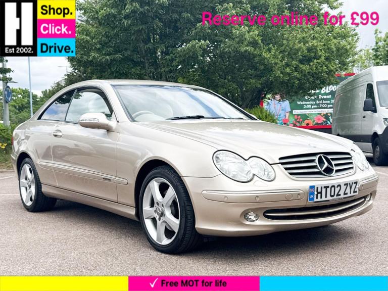 2002 Mercedes-Benz CLK 3.2 CLK320 Elegance Coupe 2dr Petrol Automatic (250 g/km, 215 bhp) COUPE P...