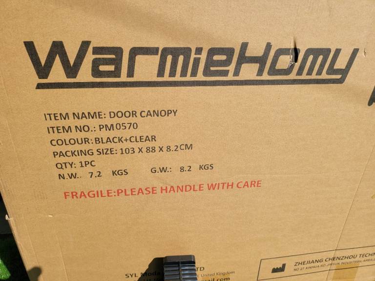 Widow or door canopy 
