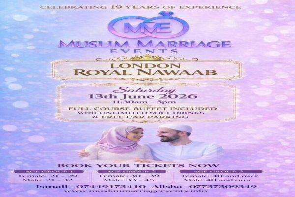 MUSLIM MARRIAGE EVENTS - 3 AGE GROUPS