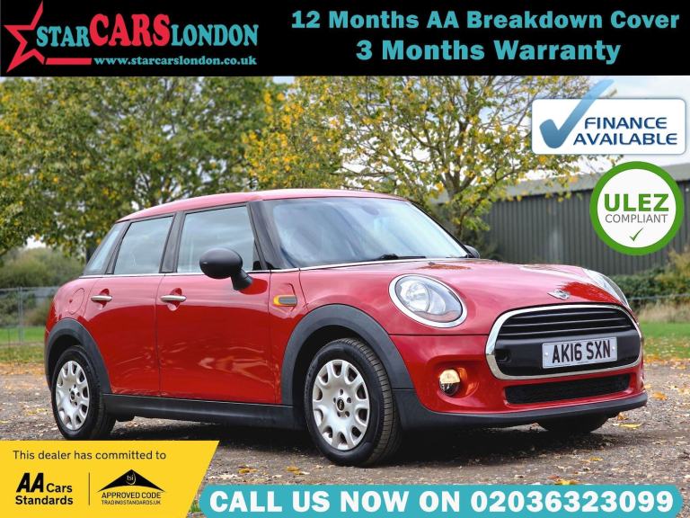 2016 MINI Hatch 1.2 One 5dr Auto HATCHBACK PETROL Automatic