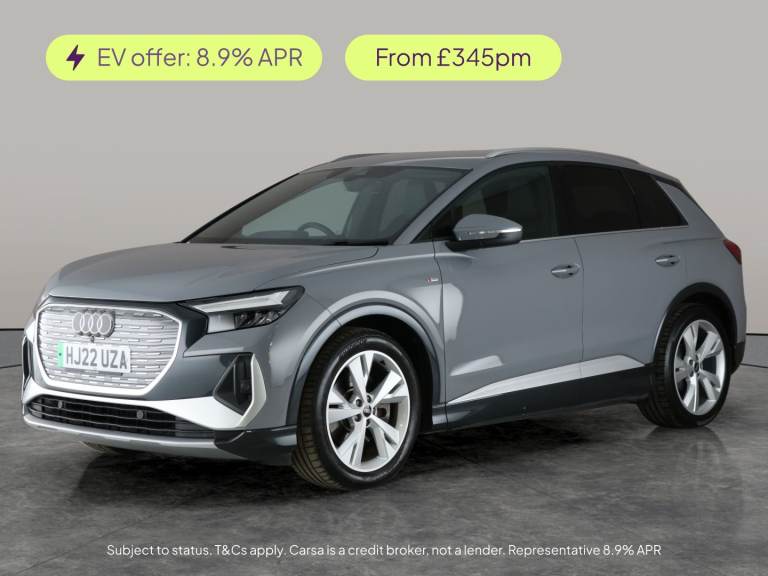 2022 Audi Q4 e-tron 40 S line SUV 5dr Electric Auto 82kWh (204 ps) - BLUETOOTH - CRUISE - DRIVI S...