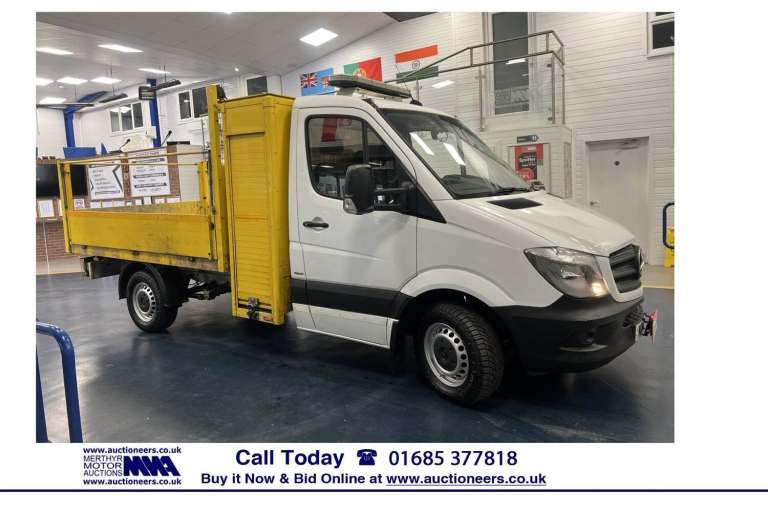 2018 Mercedes-Benz Sprinter 314 2.2CDI 143PS RWD MWB SINGLE CAB DROPSIDE (EURO 6). --------------...