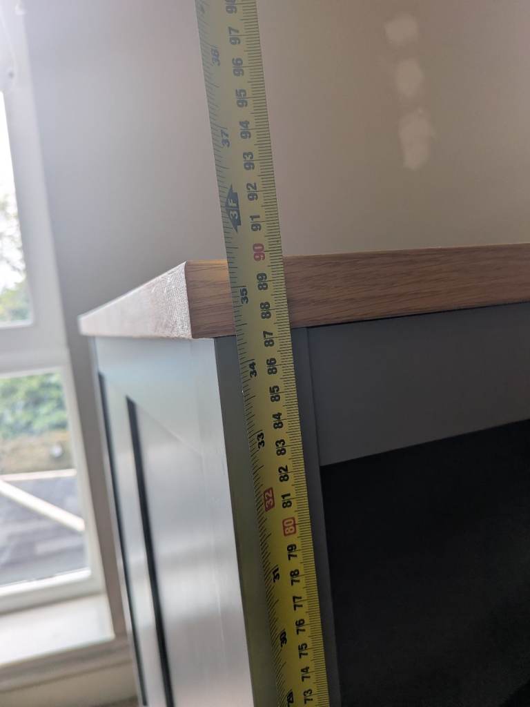 IKEA kitchen island with 2 bar stools