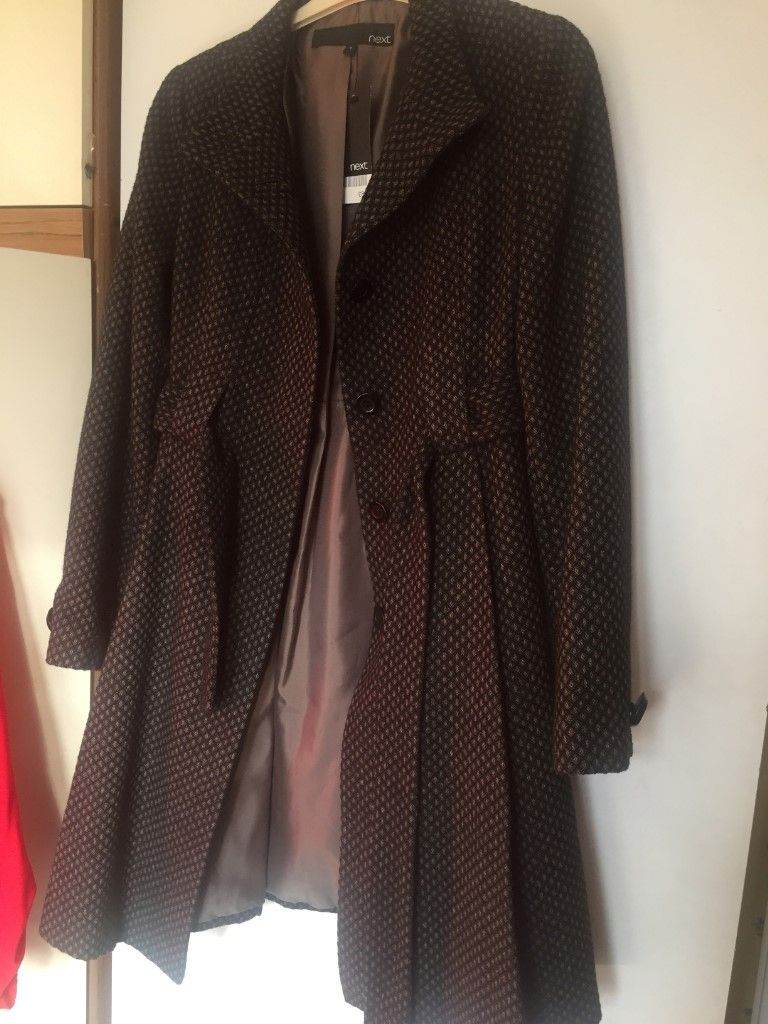 SALE Brand New Next Coat purchased for £80 selling £25