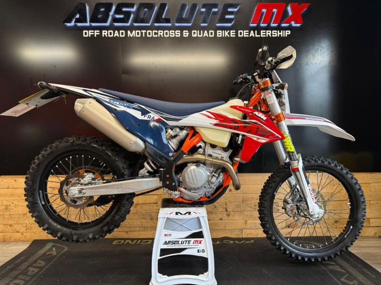 2023 KTM EXCF250 6 DAYS ROAD REGISTERED AS 125CC. 14HRS FROM NEW
