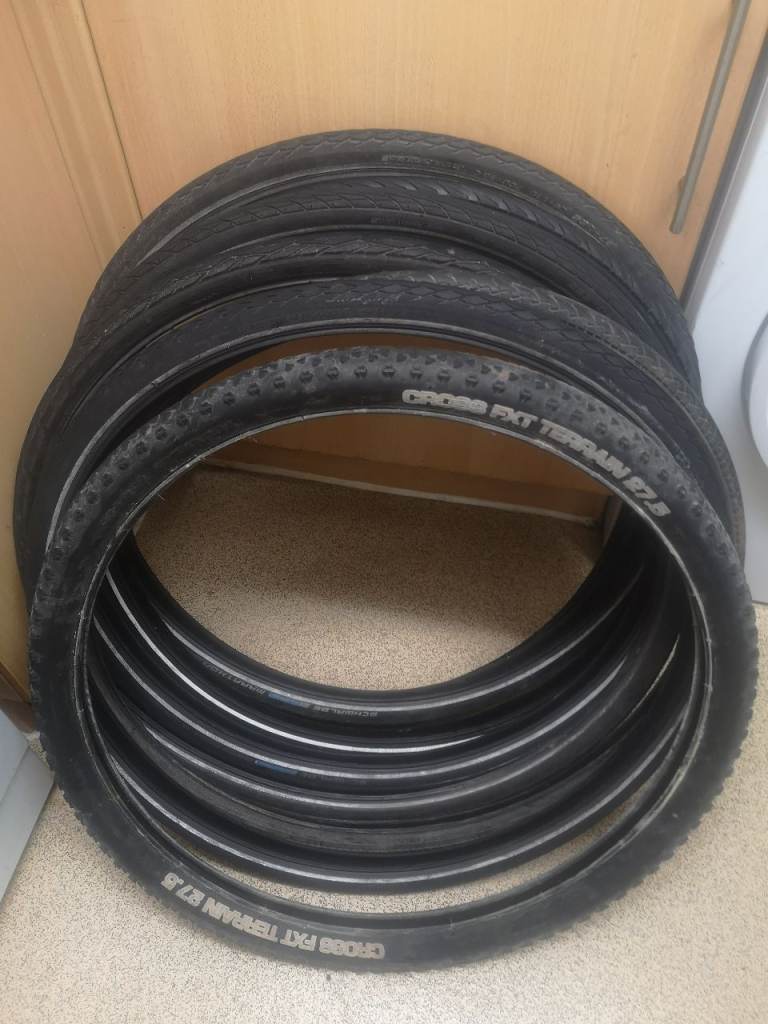 27.5" bike tyres. 