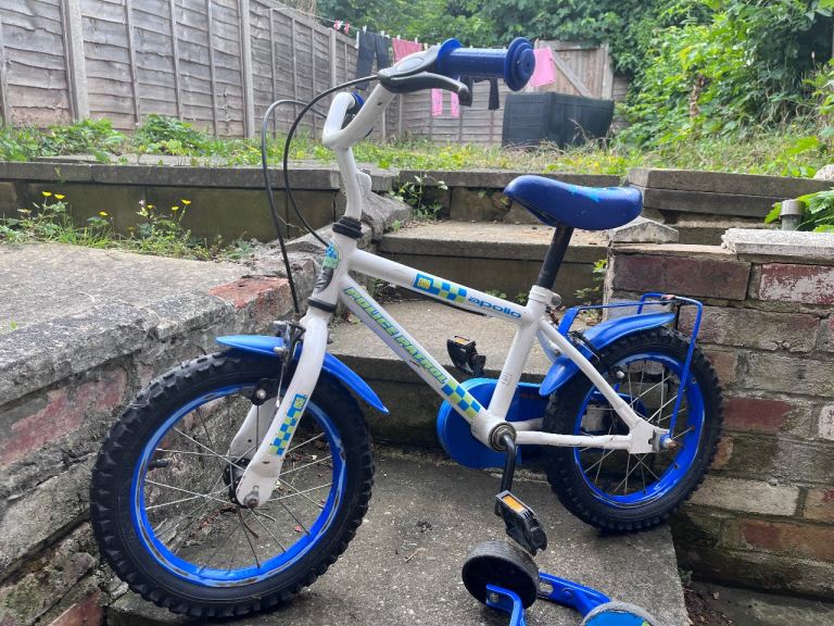 Kids apollo police themed bike