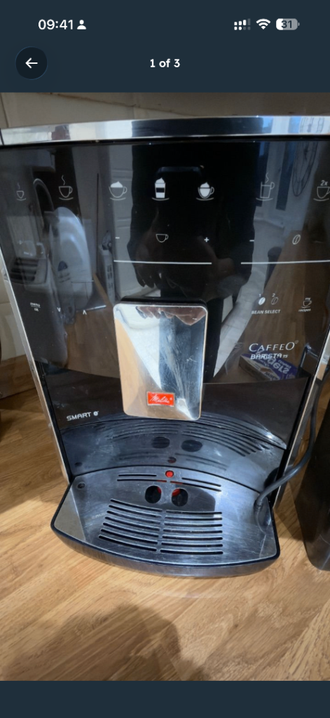Melitta Caffeo Barista TS Black Bean to Cup Coffee Machine