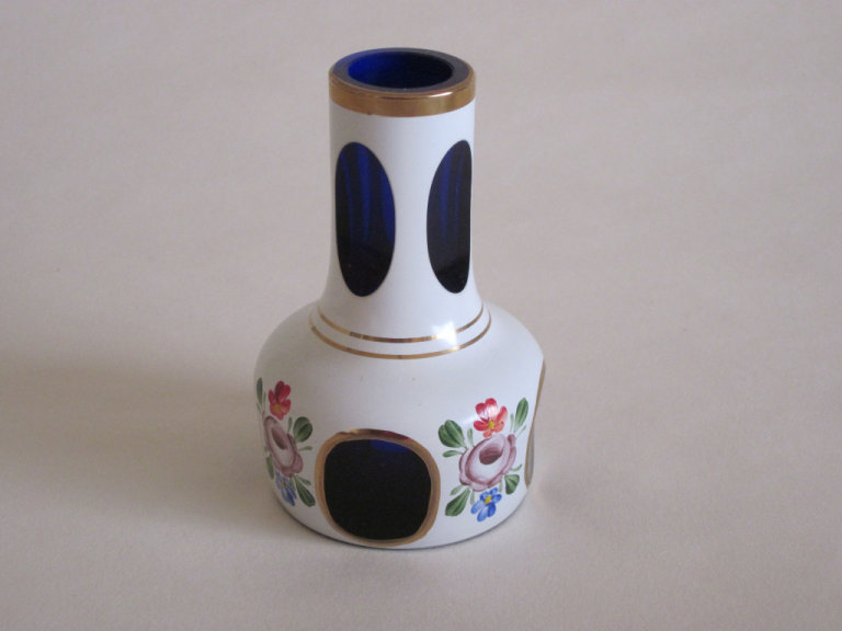 Bohemian Czech Glass Vase