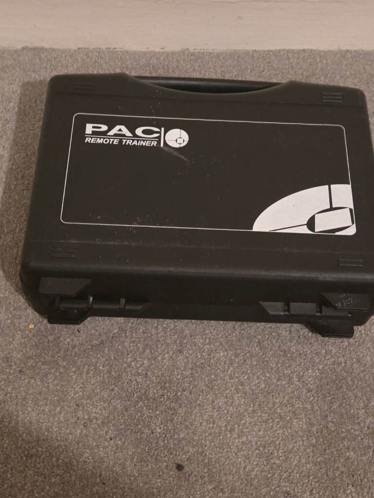 PAC Advanced Remote Trainer receiver collar with original hard carry case