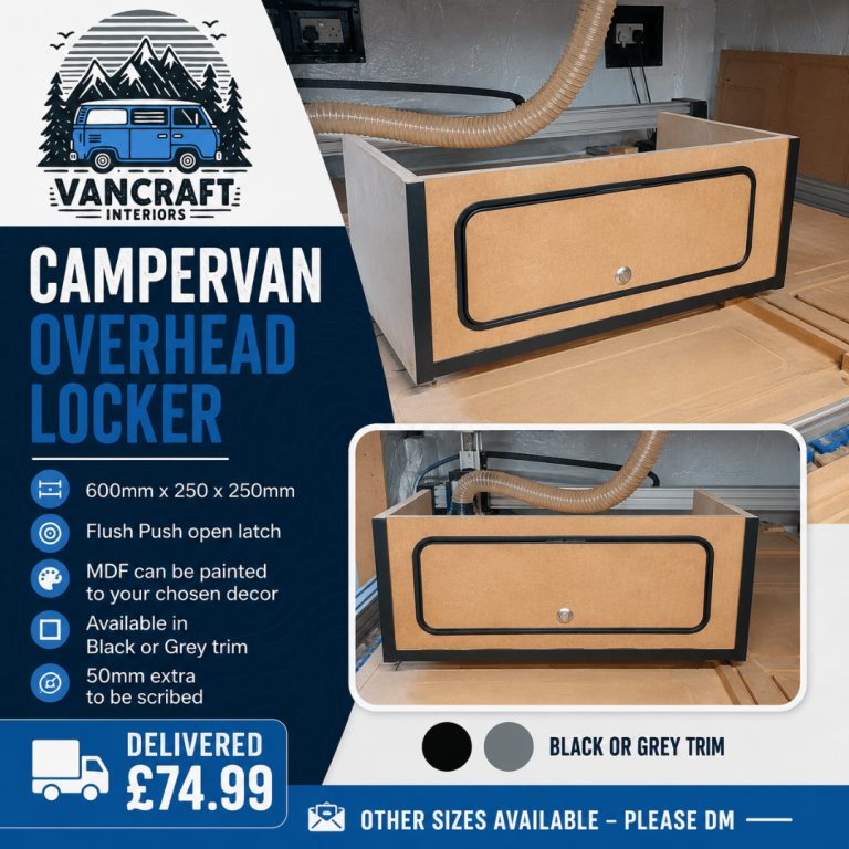 Campervan Overhead Locker, storage
