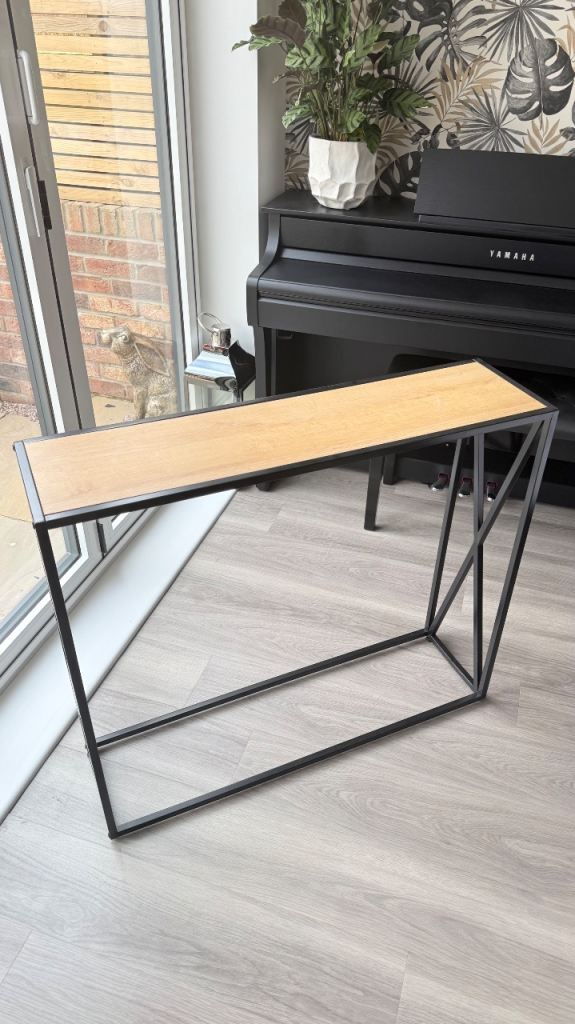 Industrial Style Console Table – Good Condition