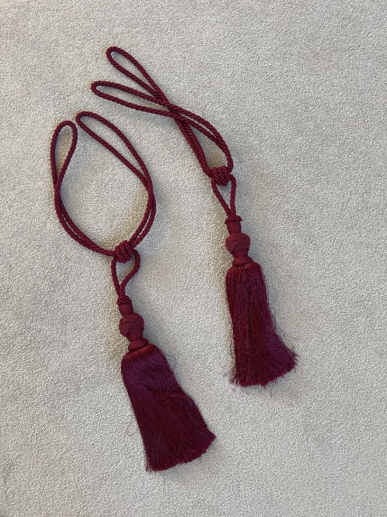 Curtain tassel tie backs
