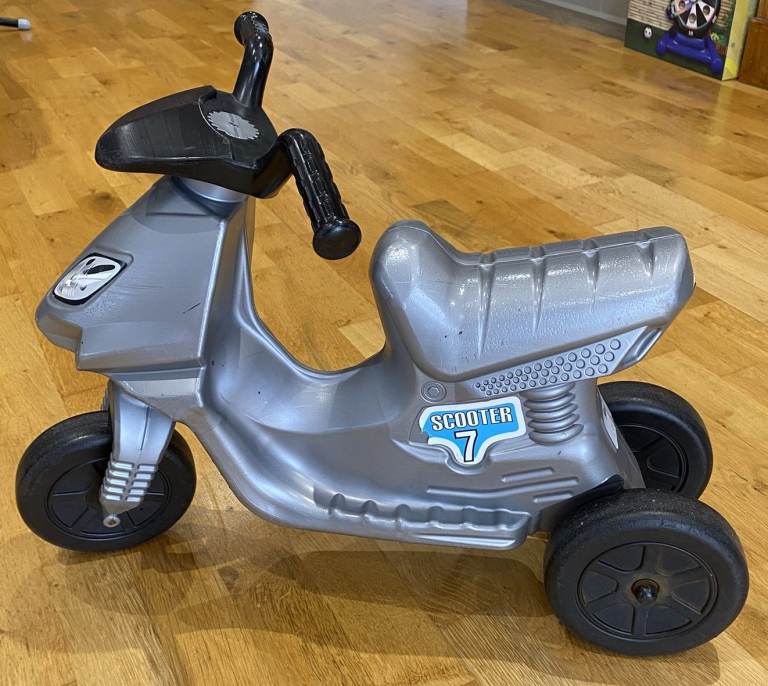 Kids' Grey Plastic Ride-On Toy