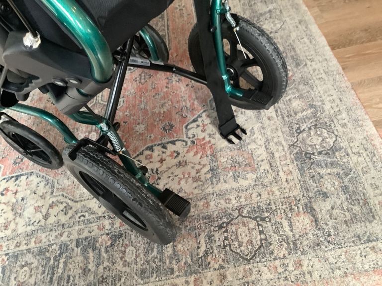 Wheelchair as new. Only used once.