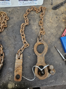 Skip Lorry Loading Chain Chains Truck Bin Heavy Duty 18 Tonne
