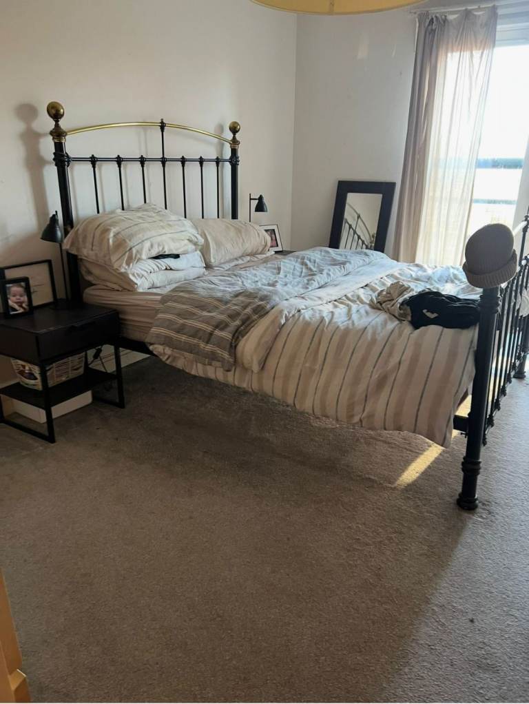 King size double metal bed frame 