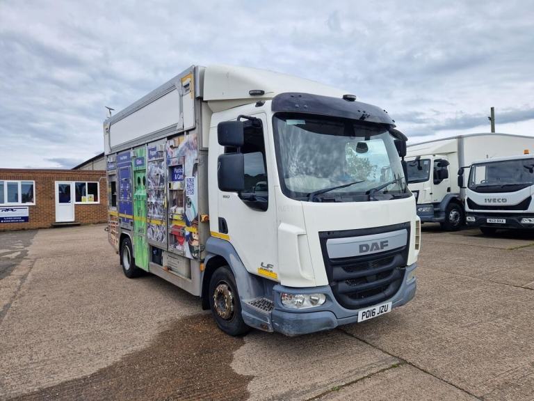 Daf LF 180, 2016, 14ft Recycling Body/ Cab Chassis, 12 Ton, 179000Kms, Rear Air.