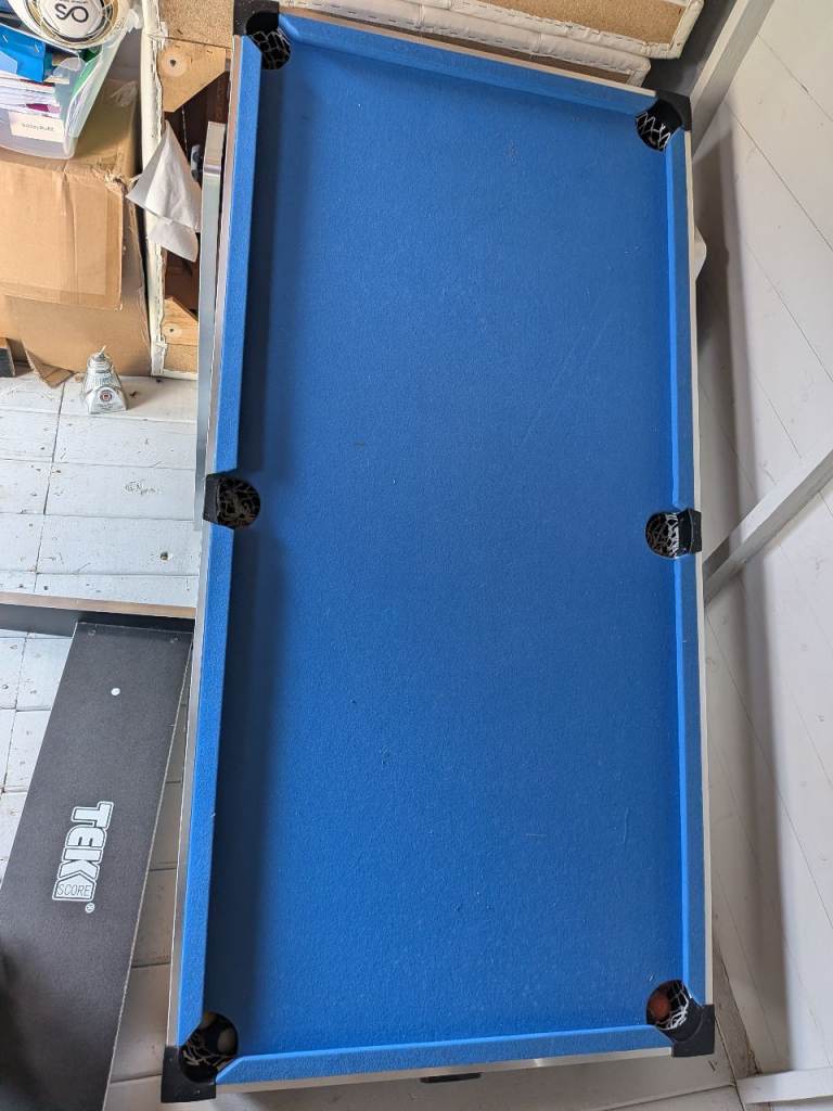 Pool and air hockey table