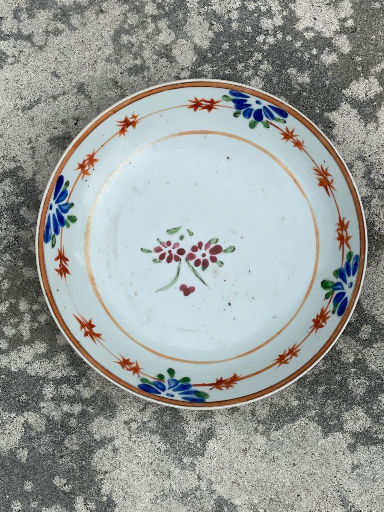 Chinese export plate circa 1780