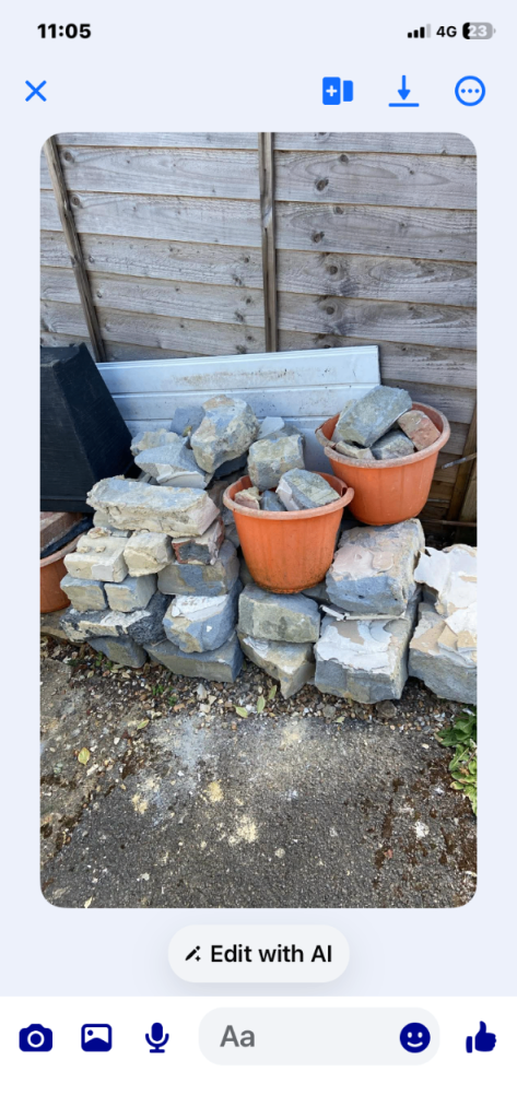 Hardcore rubble free to collect Tonbridge 