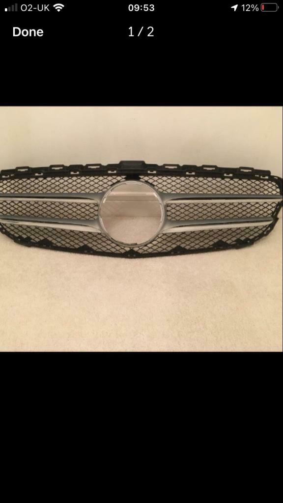 Mercedes C Class W205 front grill C220 C250 