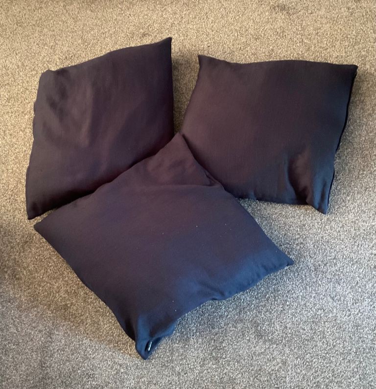 Large Navy Cushions REDUCED £1.50 Each