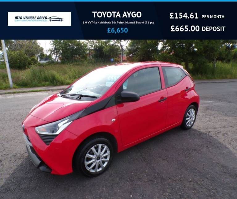 TOYOTA AYGO 1.0 VVT-i X 2019,1 Previous Owner,Service History,Superb Condition,Ulez Compliant